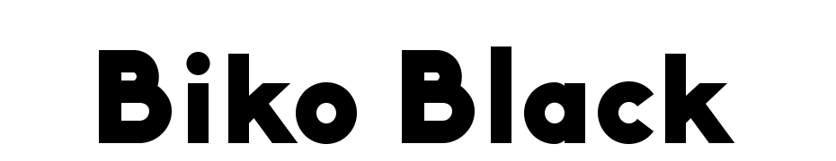 Biko Black Font Download Free